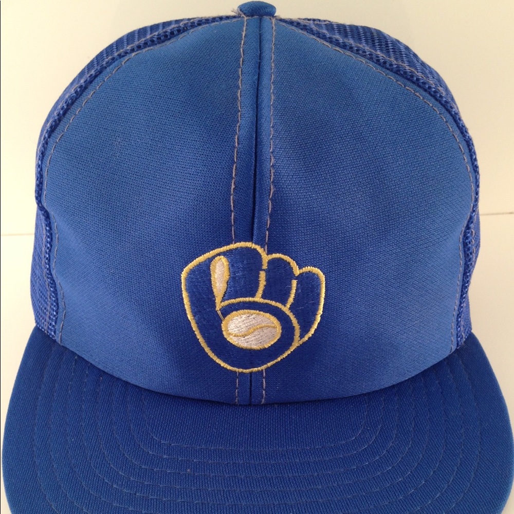 Vintage Milwaukee Brewers SnapBack Hat UI Inc